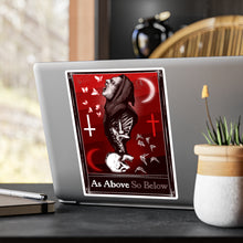 As Above So Below Tarot Kiss-Cut Vinyl Decal