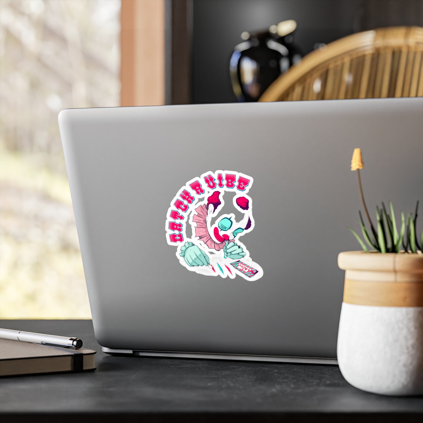 Catch A Vibe Kiss-Cut Vinyl Decal