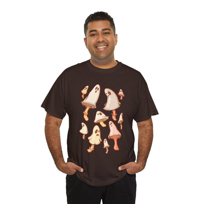 Spooky Mushrooms Unisex Heavy Cotton Tee
