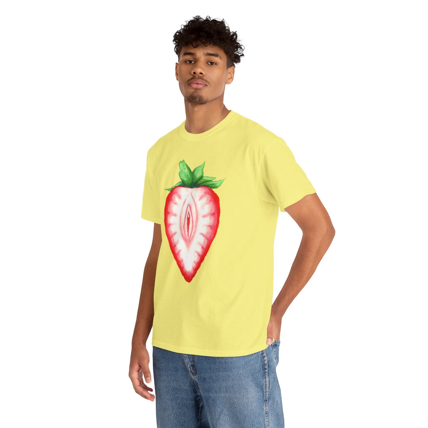 Juicy Strawberry Unisex Heavy Cotton Tee