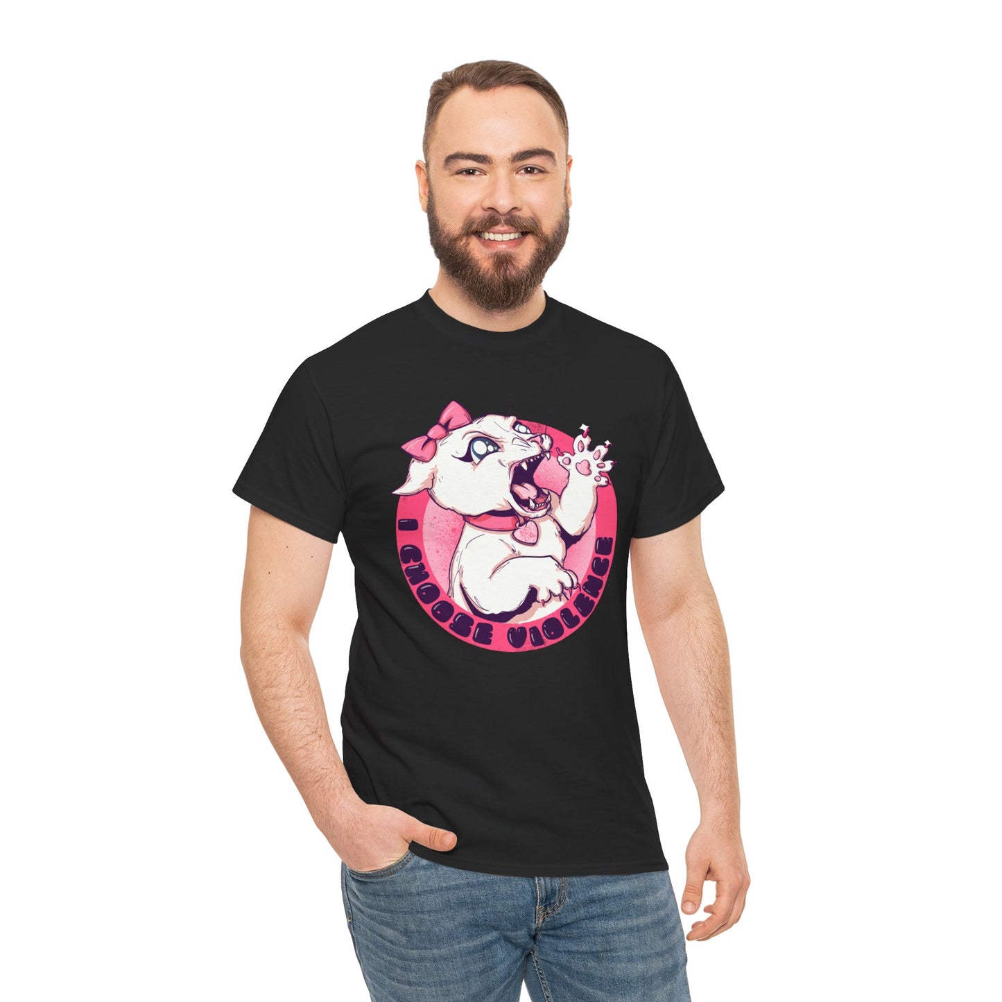 Killer Kitty Unisex Heavy Cotton Tee