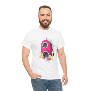 Cats In Space Unisex Heavy Cotton Tee