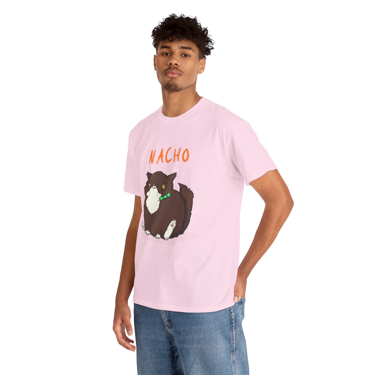 Nacho The Cat Unisex Heavy Cotton Tee