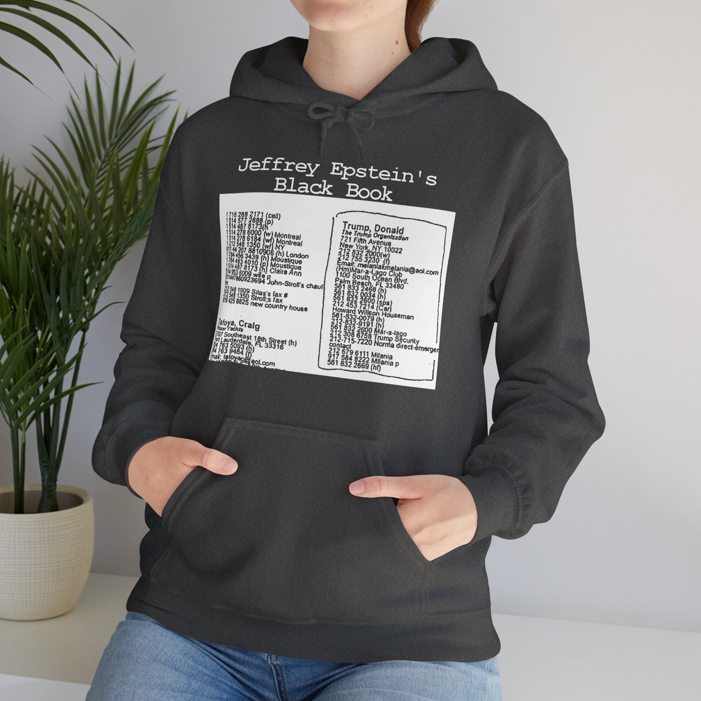 Little Black Book Page 85 Unisex Heavy Blend Hooded Sweatshirt