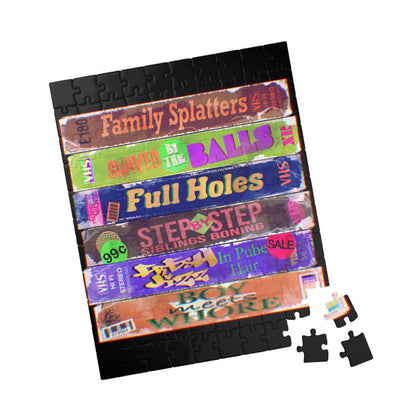 Dirty 90s VHS Puzzle (110, 252, 500-piece)