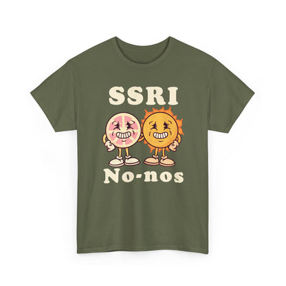 SSRI No-nos Unisex Heavy Cotton Tee