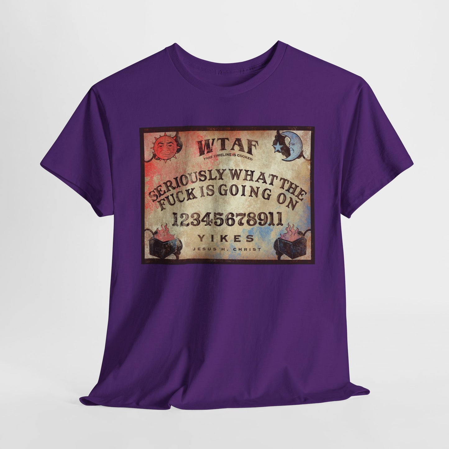 WTF Spirit Board Unisex Heavy Cotton Tee