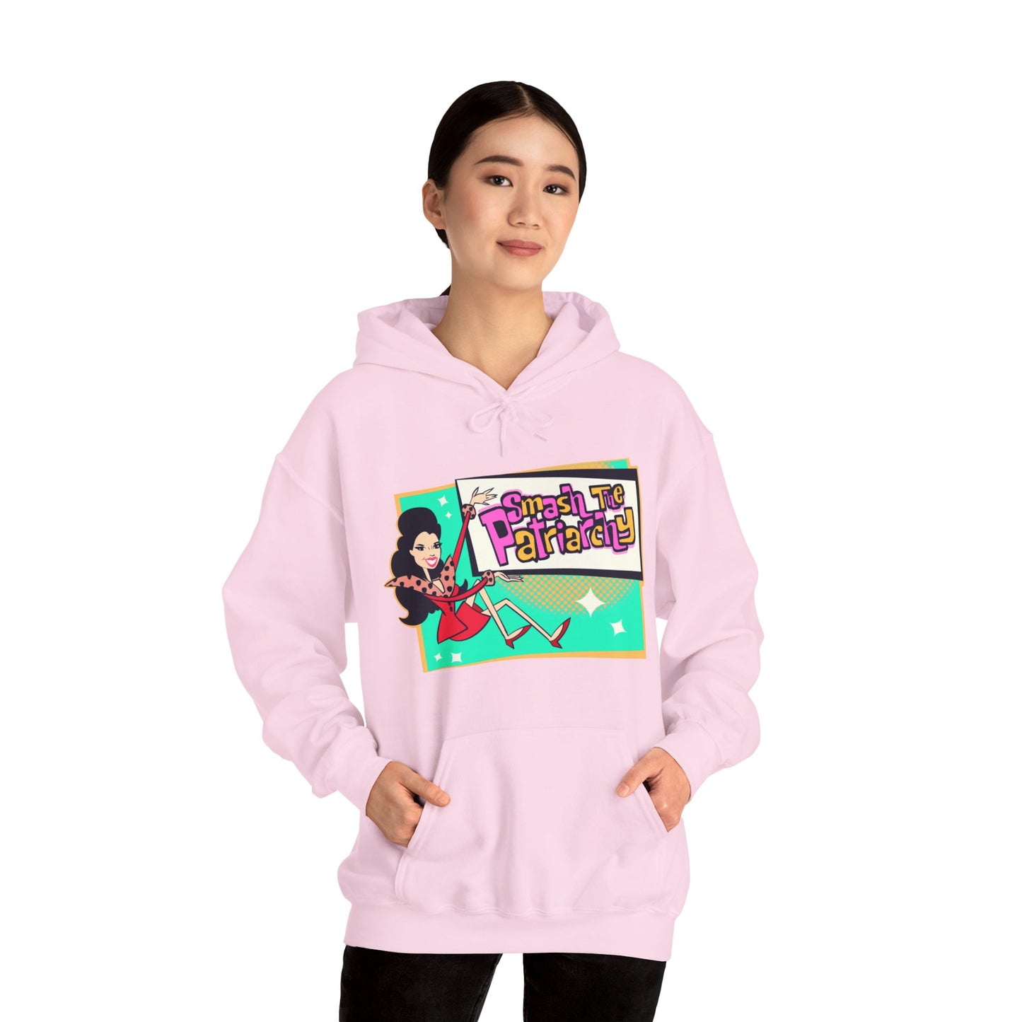 Smash The Patriarchy Unisex Heavy Blend Hooded Sweatshirt
