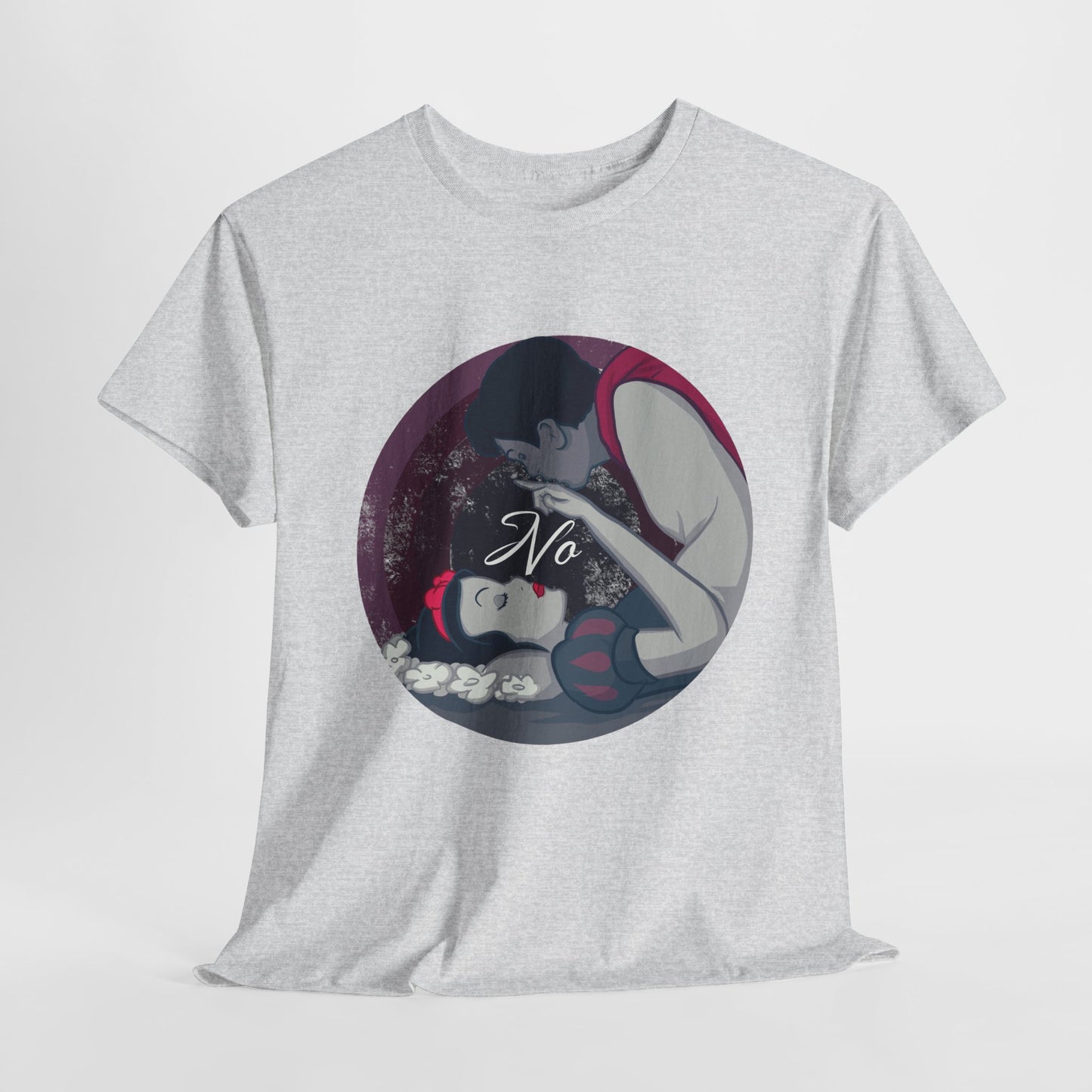 No White Unisex Heavy Cotton Tee