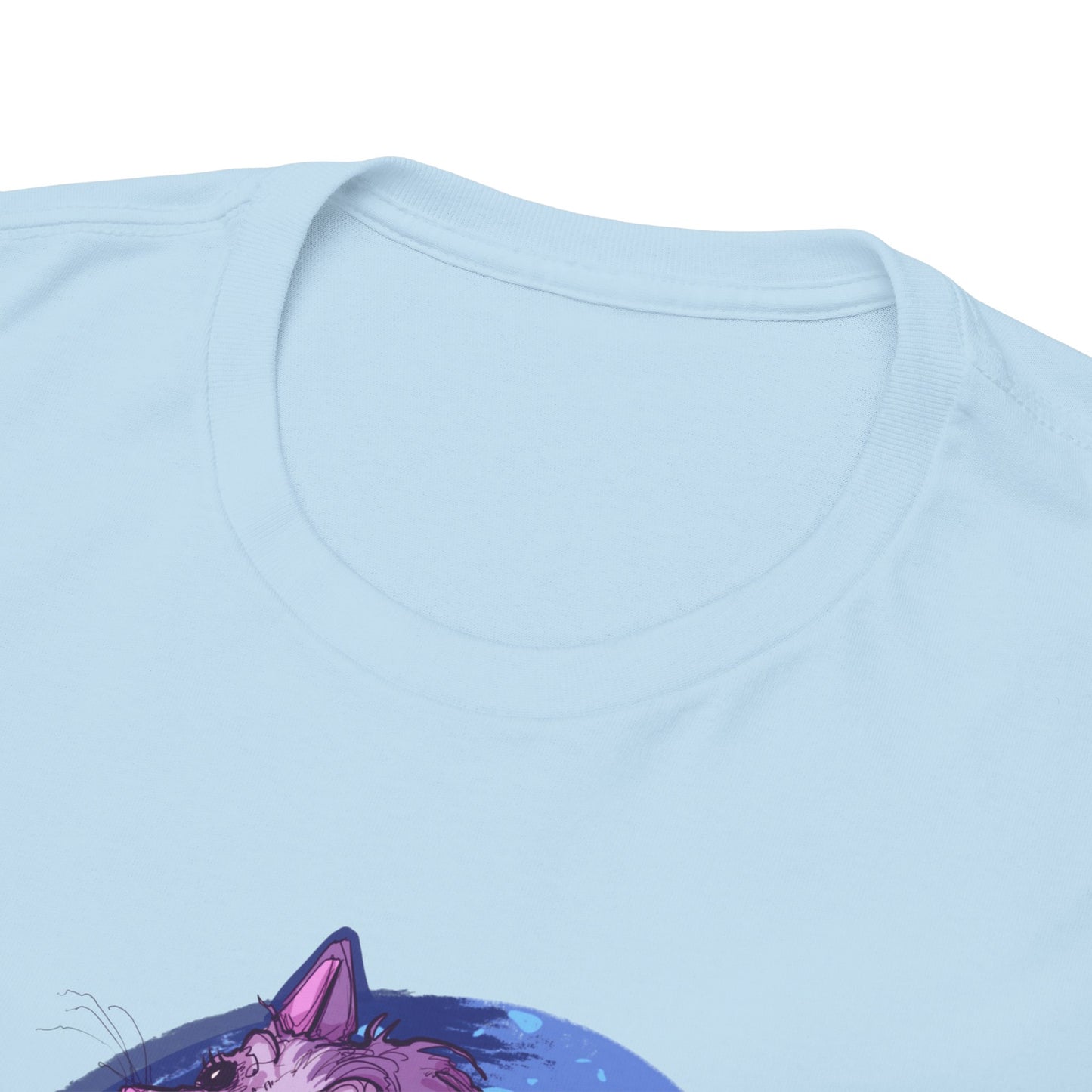 Mermaid Opossum Unisex Heavy Cotton Tee