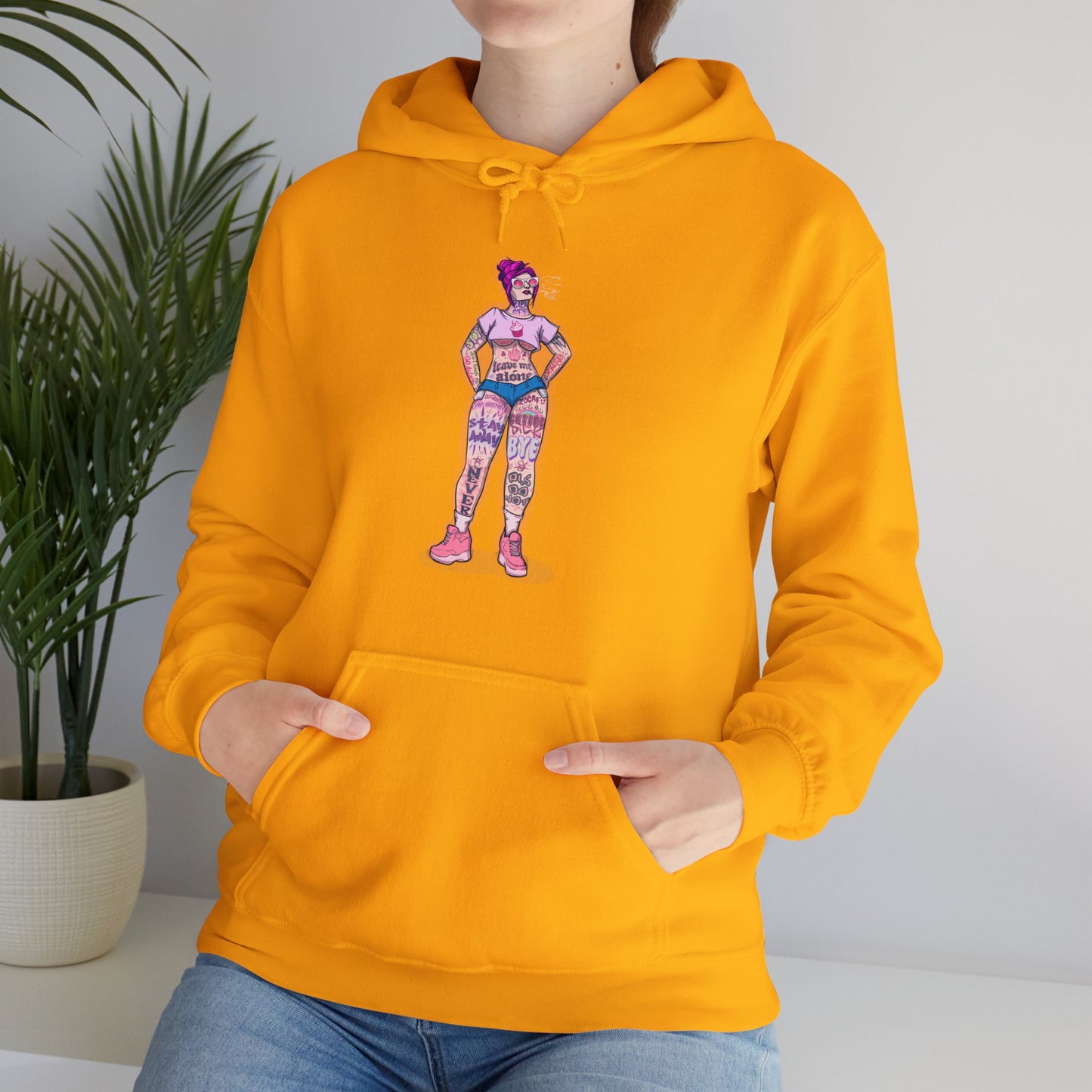 Antisocial Tattoos Unisex Heavy Blend Hooded Sweatshirt