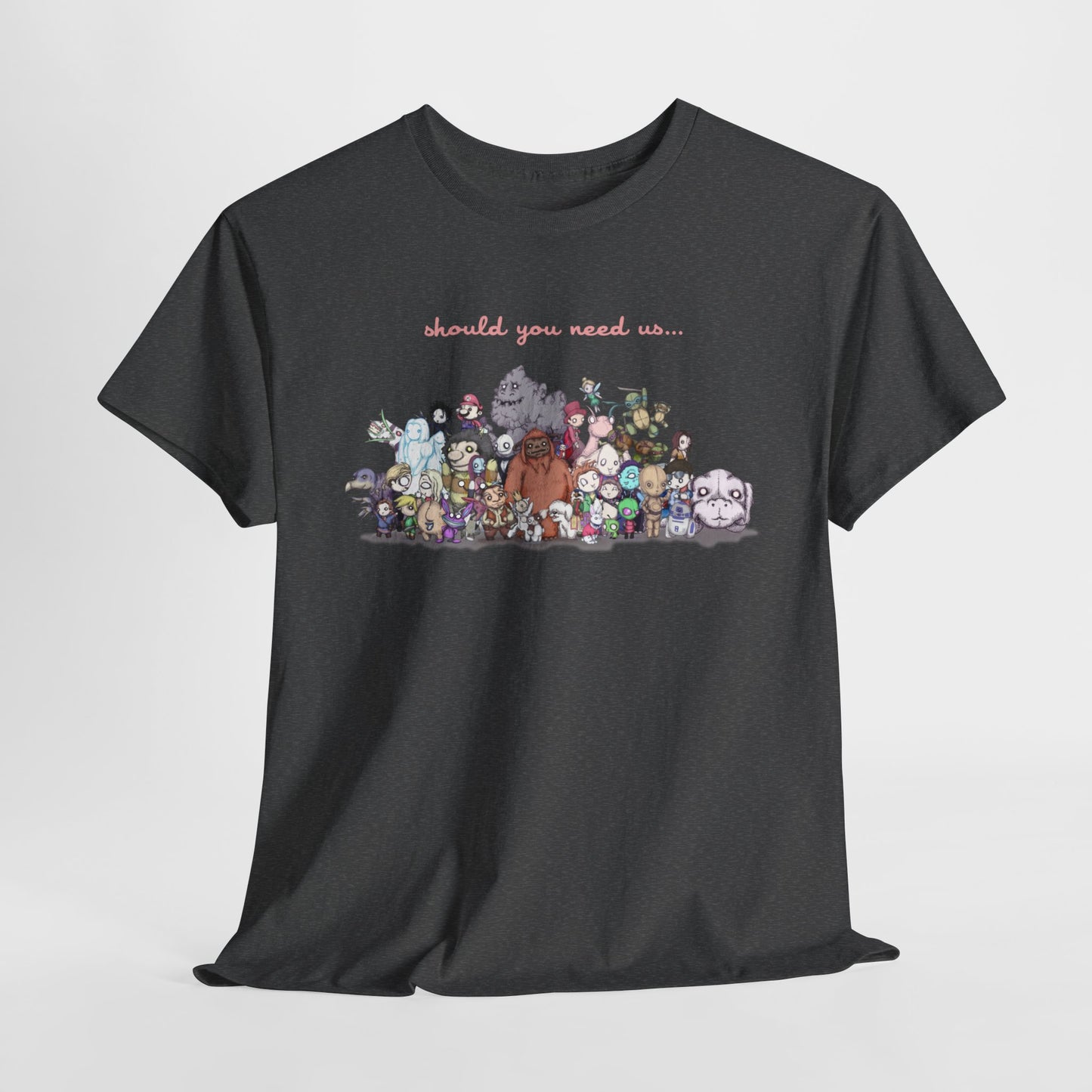 Should You Need Us Extended Unisex Heavy Cotton Tee