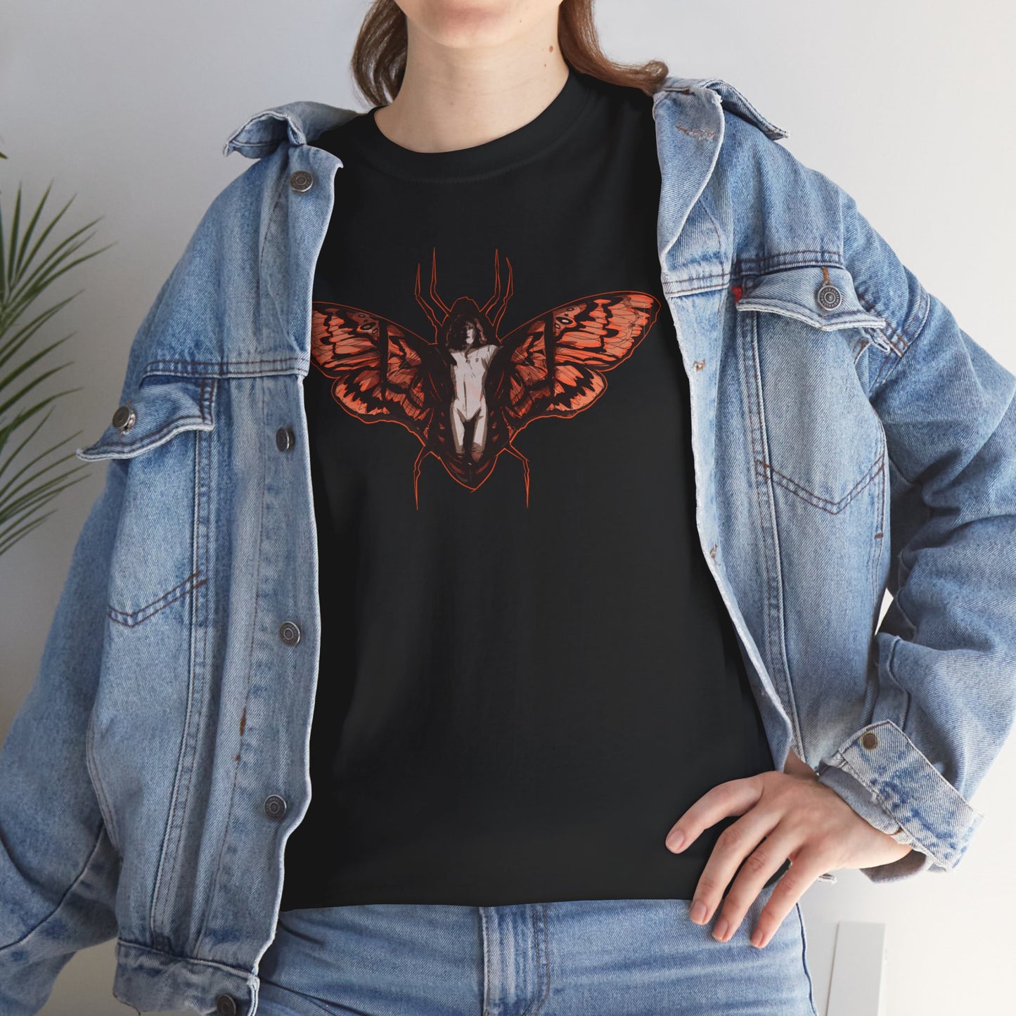 Death Moth Unisex Heavy Cotton Tee