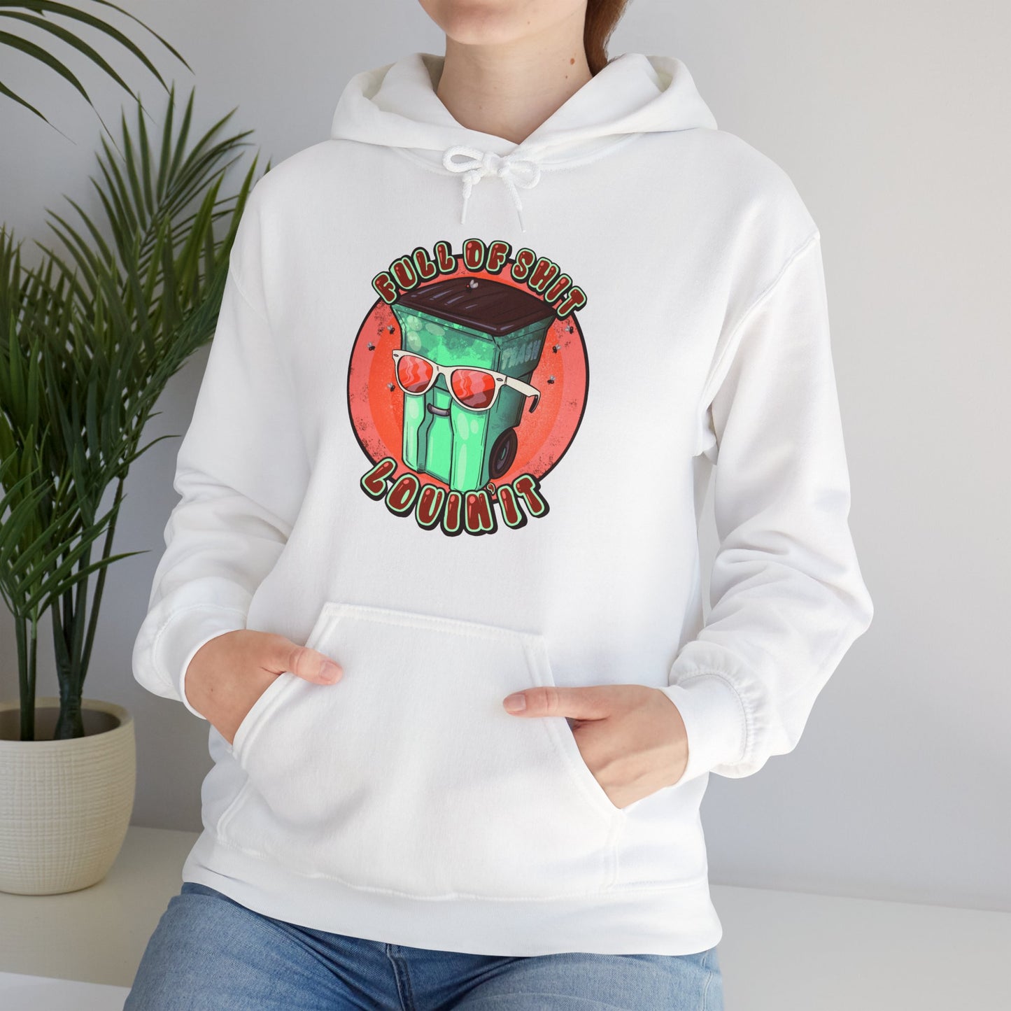 Full Of Shit Unisex Heavy Blend Hooded Sweatshirt