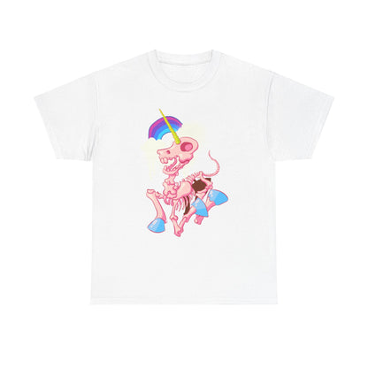 Unicorn Skeleton 2 Unisex Heavy Cotton Tee