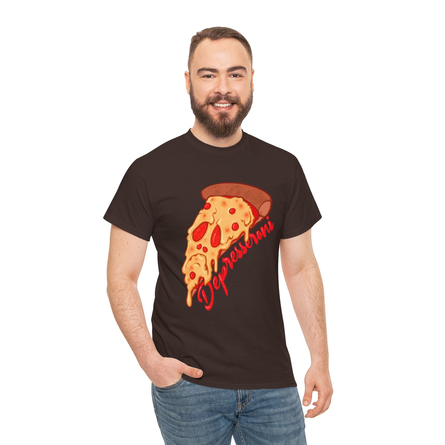 Depresseroni Unisex Heavy Cotton Tee