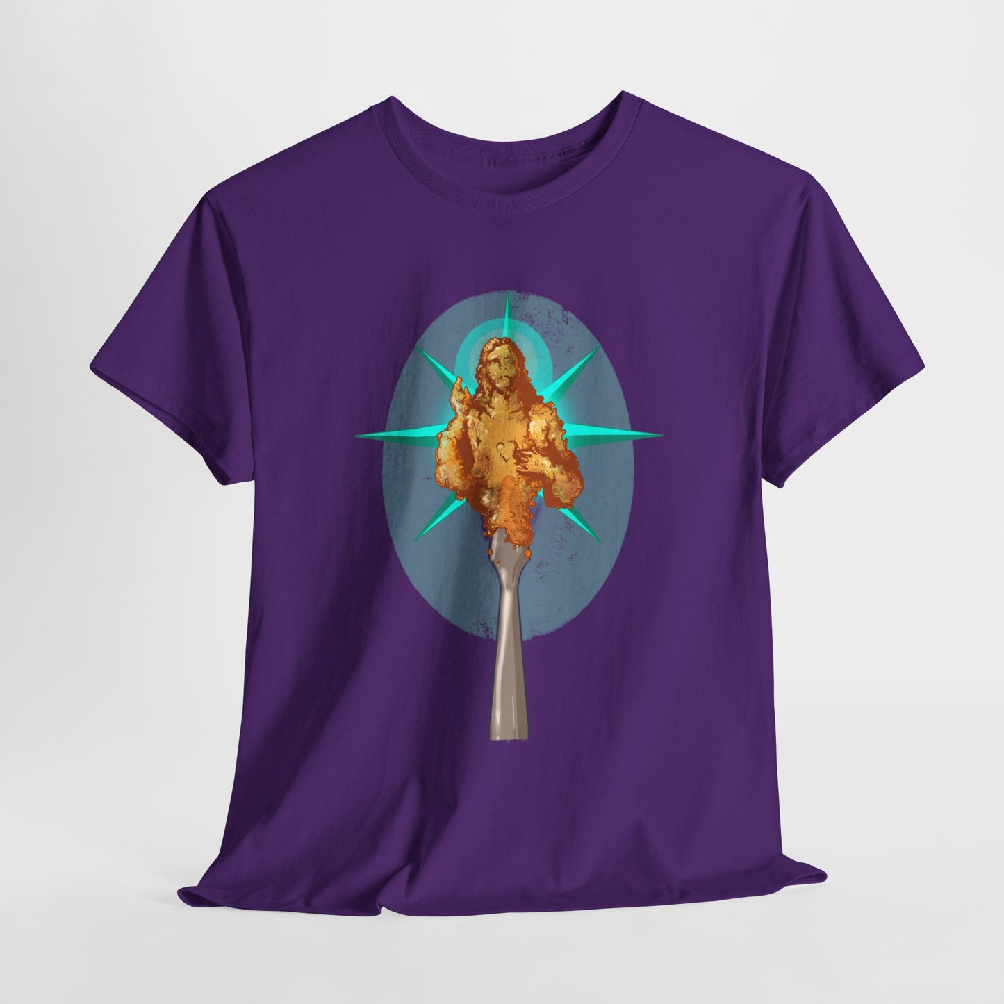 He Is Resin Unisex Heavy Cotton Tee