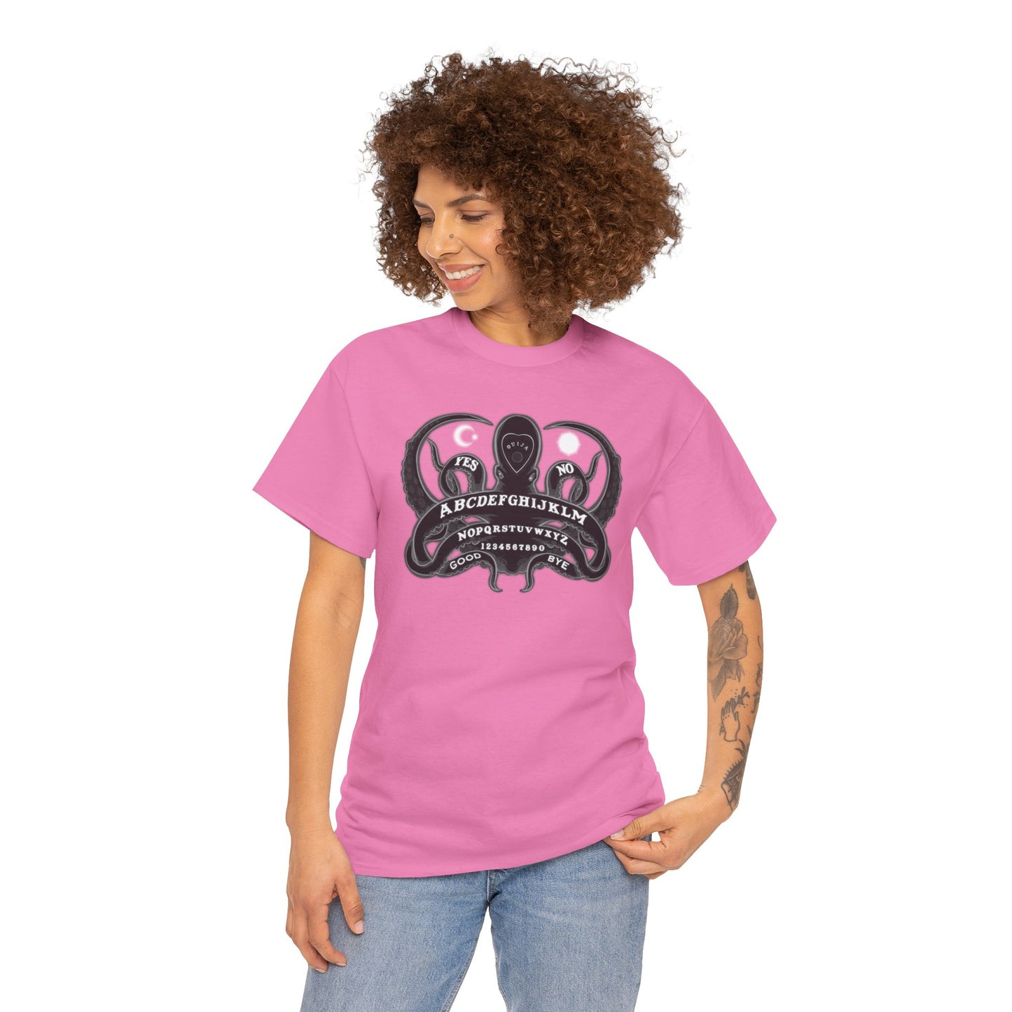 OuijiaPus Unisex Heavy Cotton Tee
