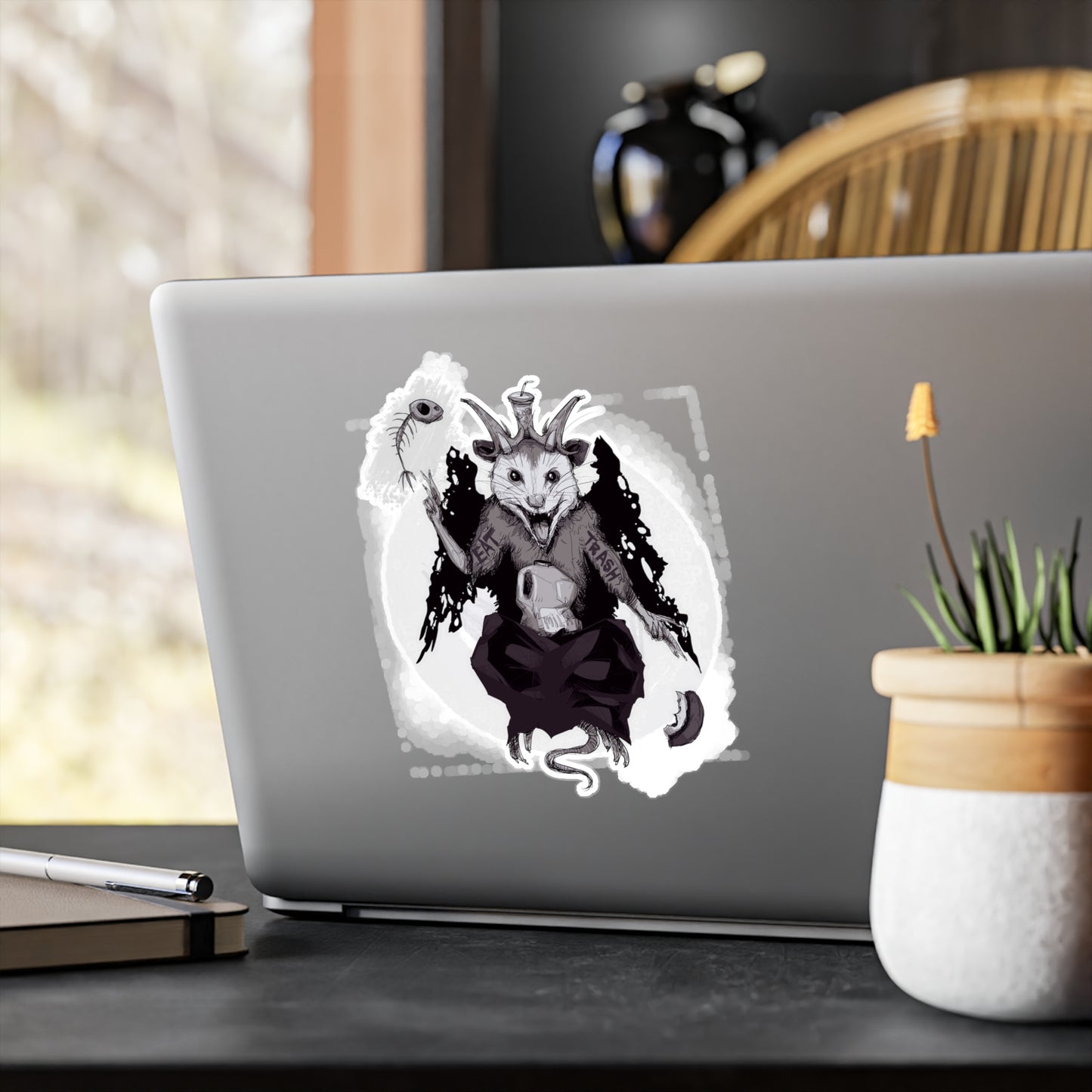 Trashphomet Kiss-Cut Vinyl Decal
