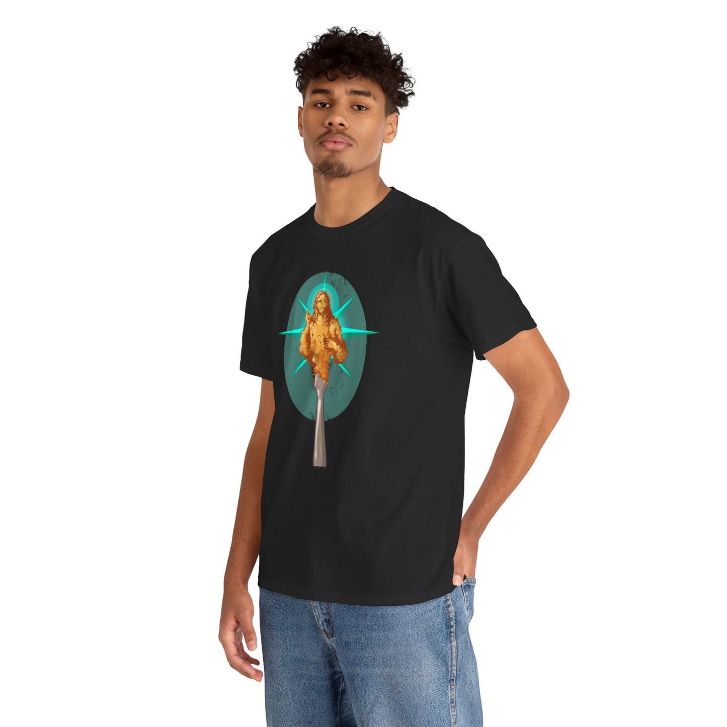 He Is Resin Unisex Heavy Cotton Tee