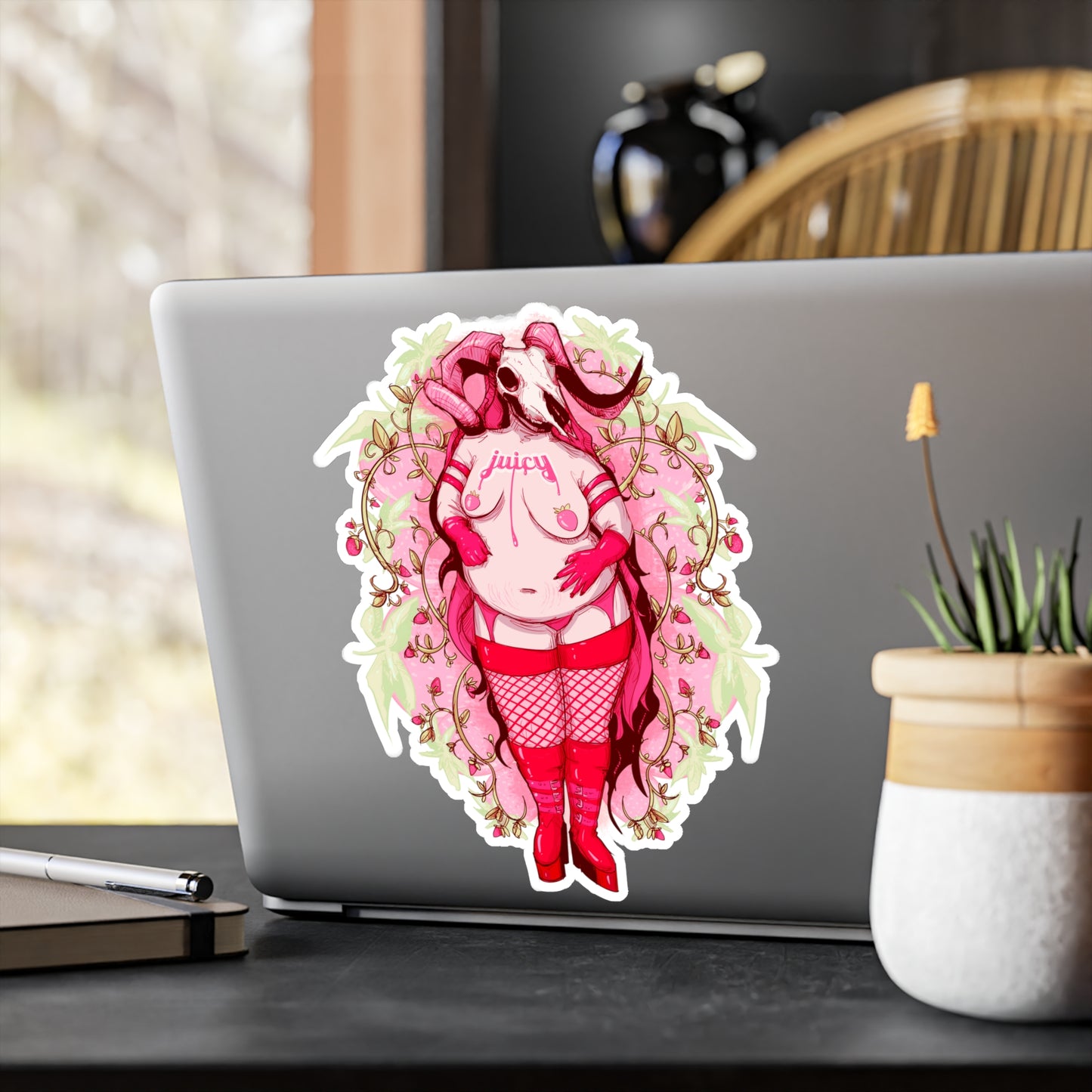 Juicy Kiss-Cut Vinyl Decal