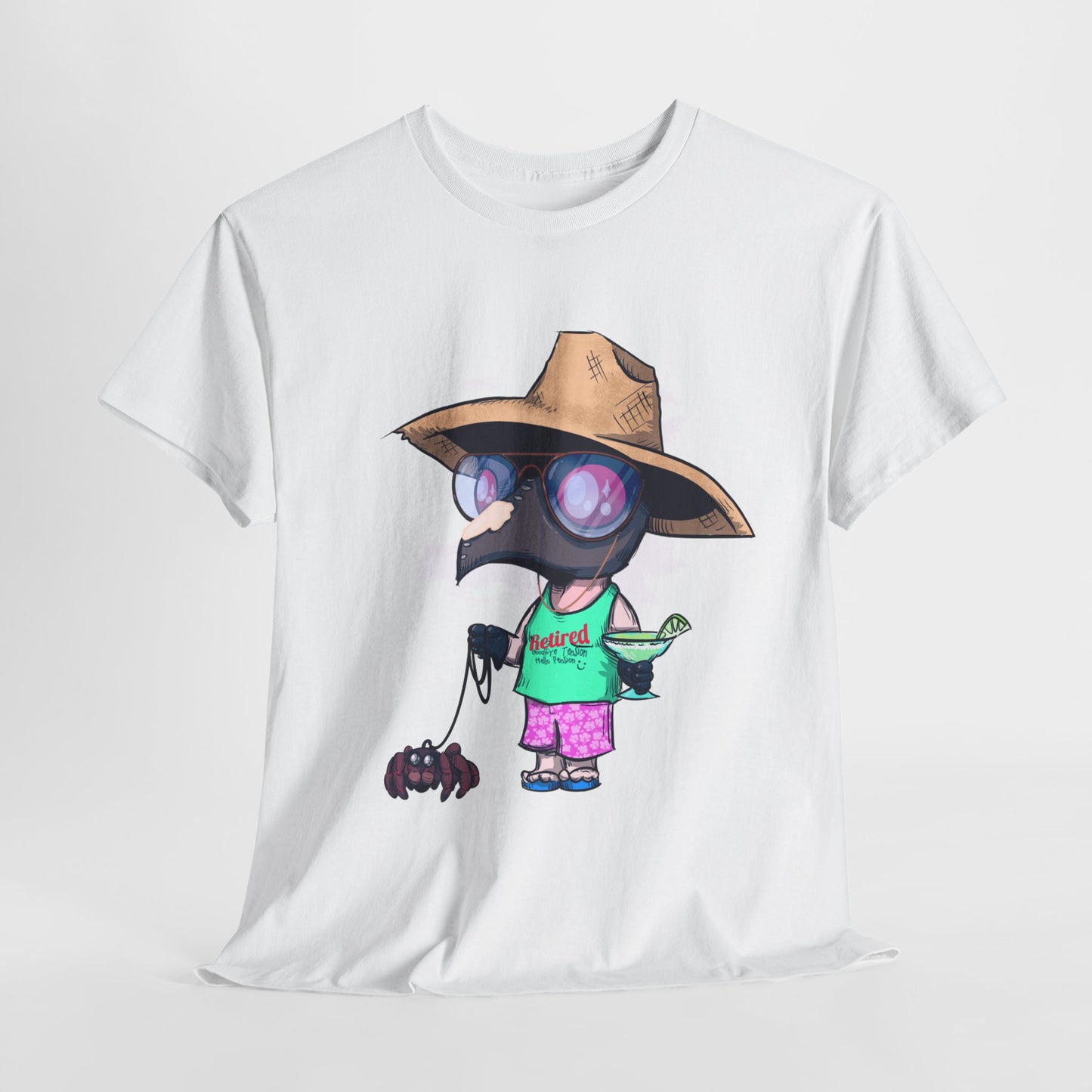 Plague Vacation Unisex Heavy Cotton Tee