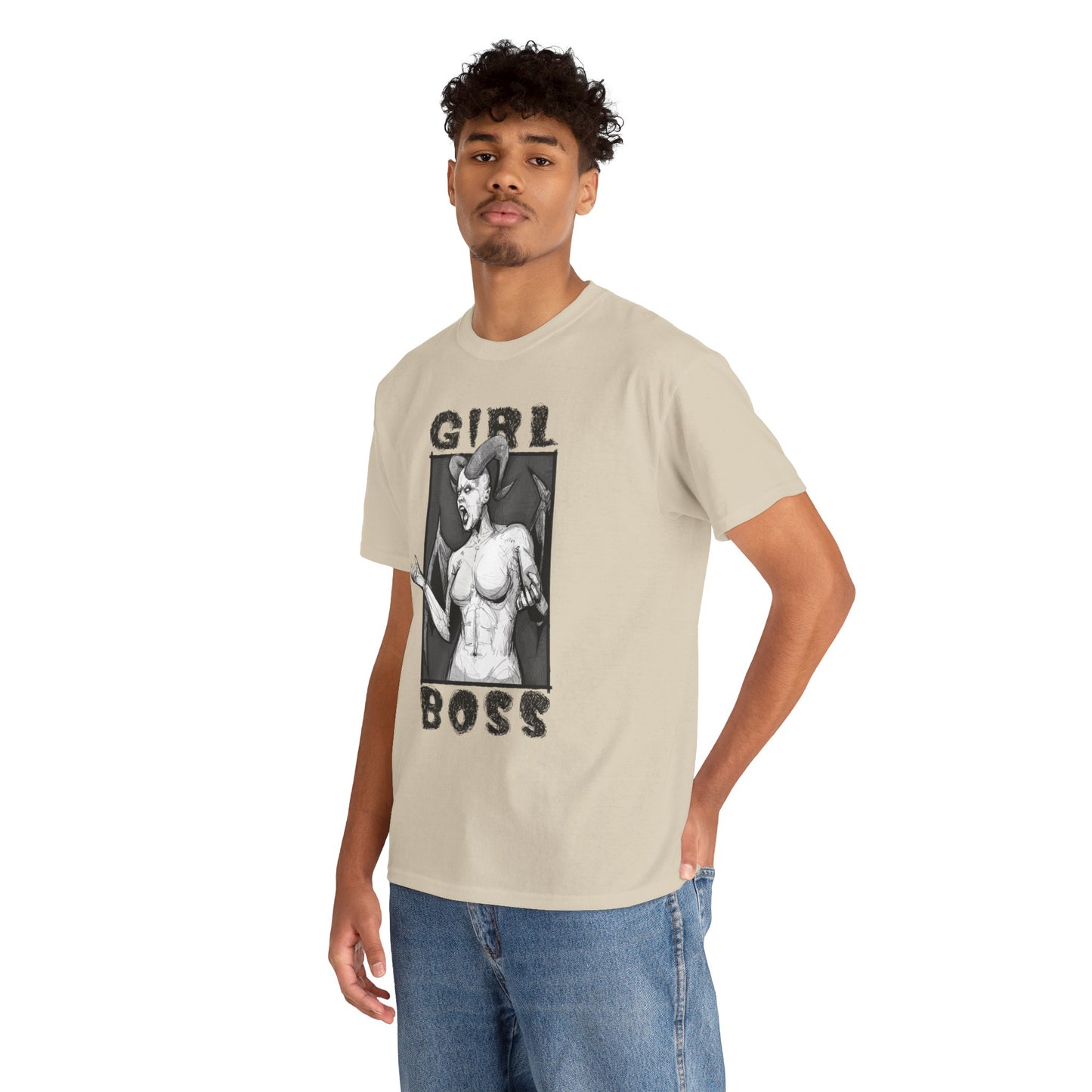 Girl Boss Unisex Heavy Cotton Tee