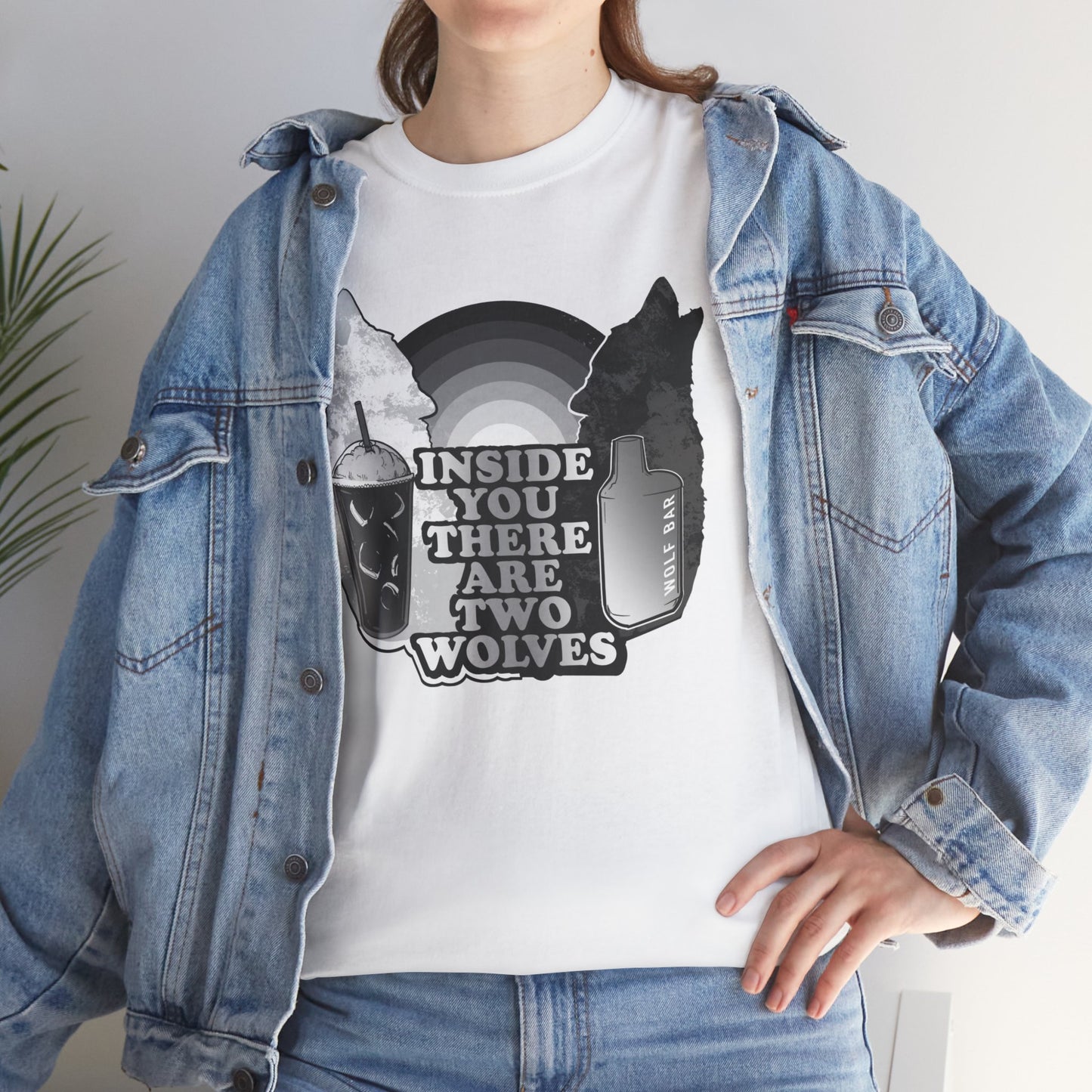 Two Wolves Unisex Heavy Cotton Tee