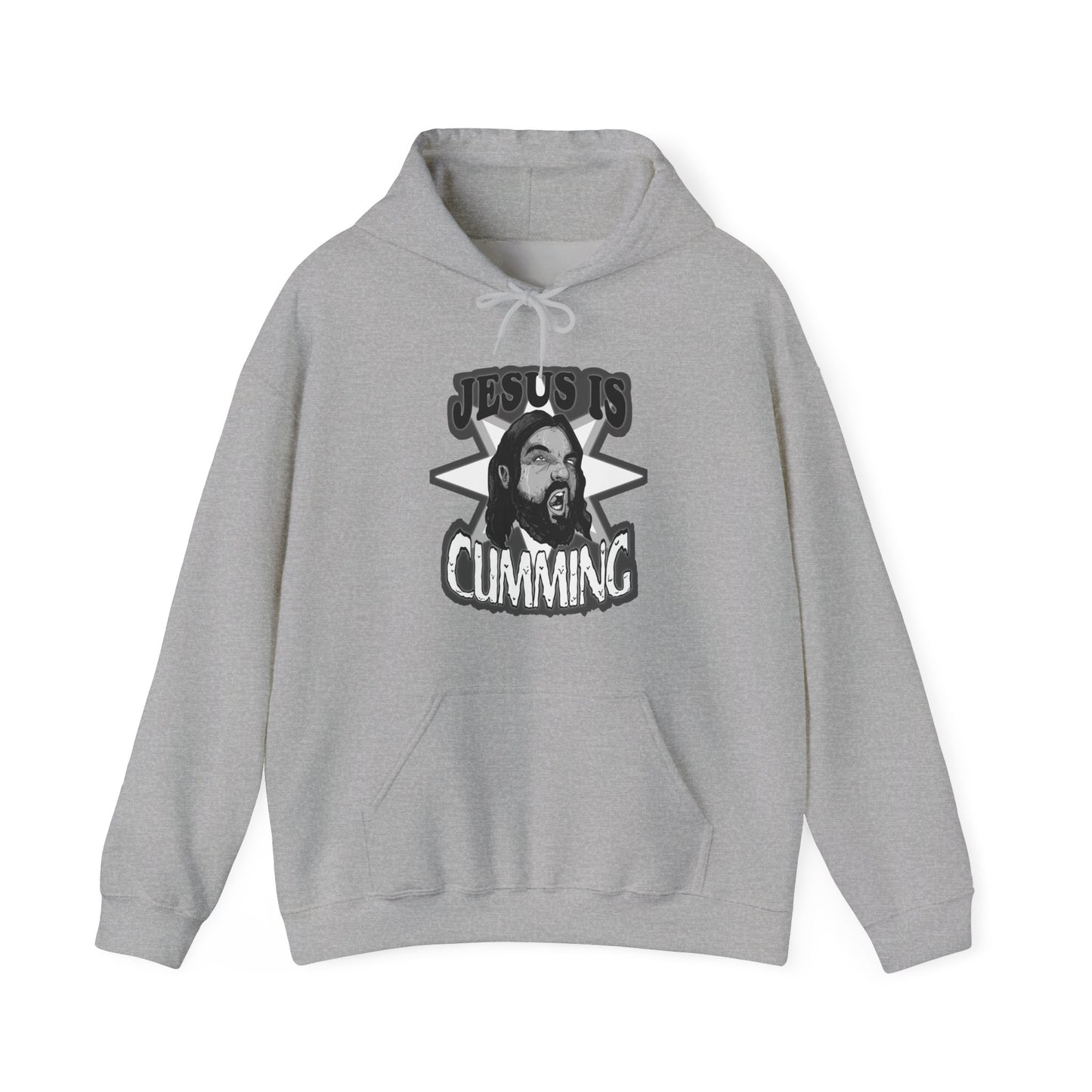 Jesus Is Cumming Unisex Heavy Blend Hooded Sweatshirt