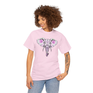 Sugar Skull Elephant Unisex Heavy Cotton Tee