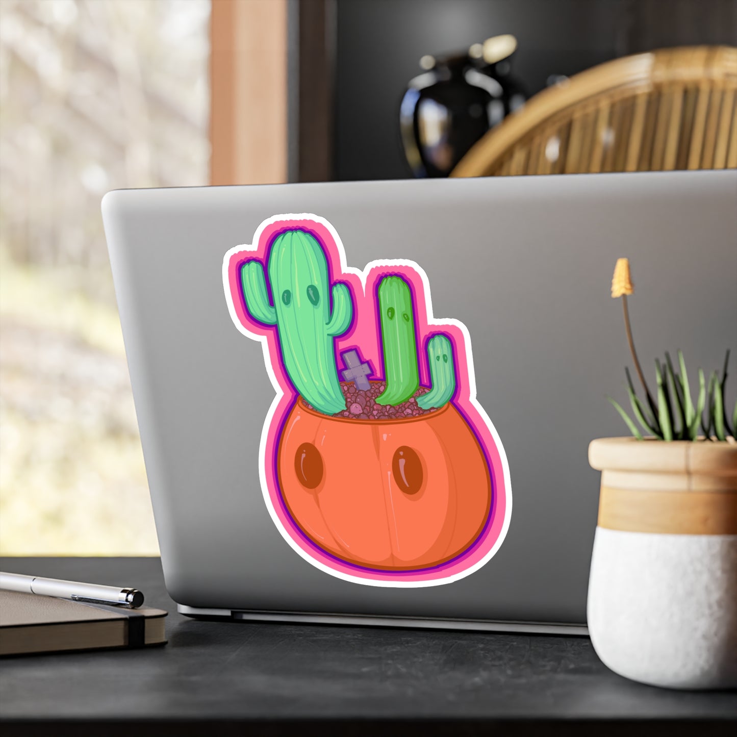 Spooky Succulents Kiss-Cut Vinyl Decal