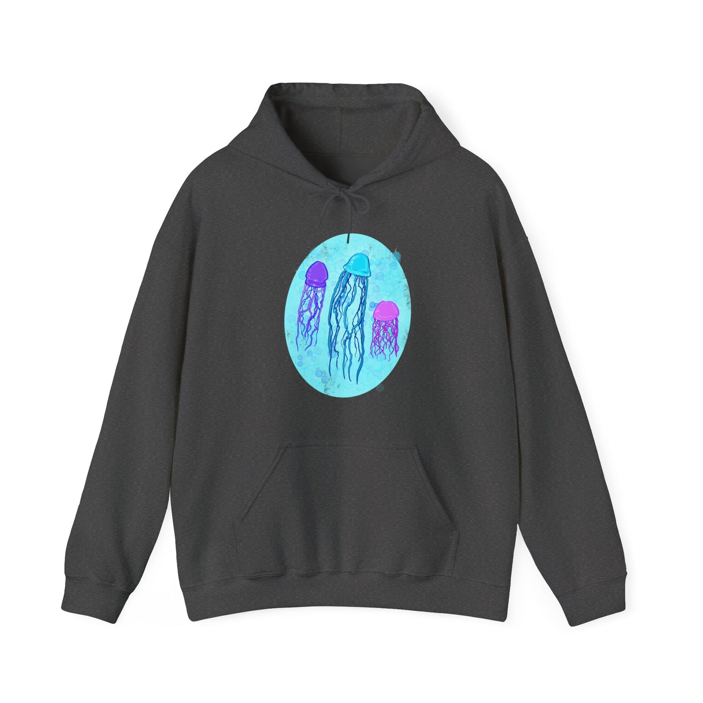 Jellyfish Varieties Unisex Heavy Blend Hooded Sweatshirt
