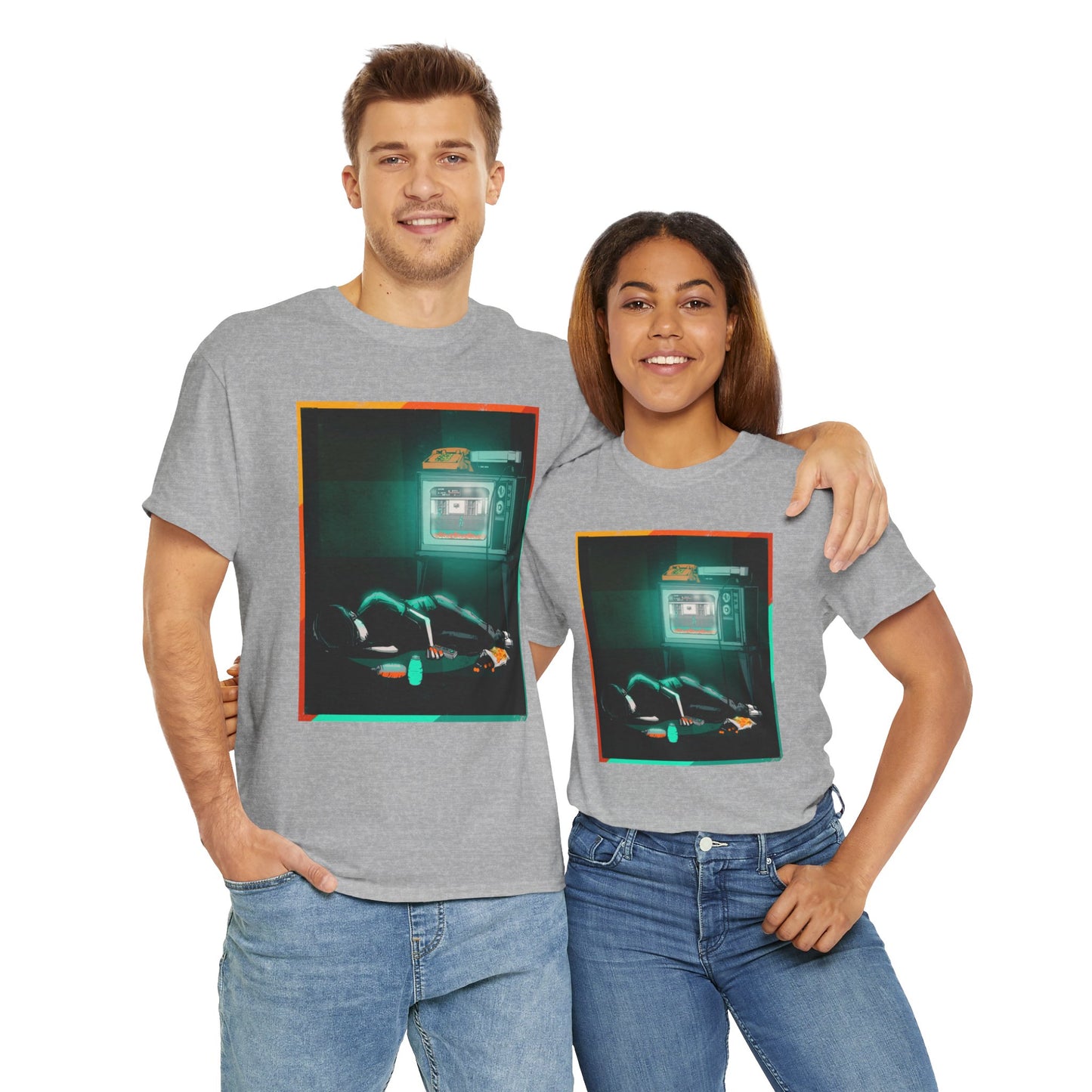 Long Night Unisex Heavy Cotton Tee