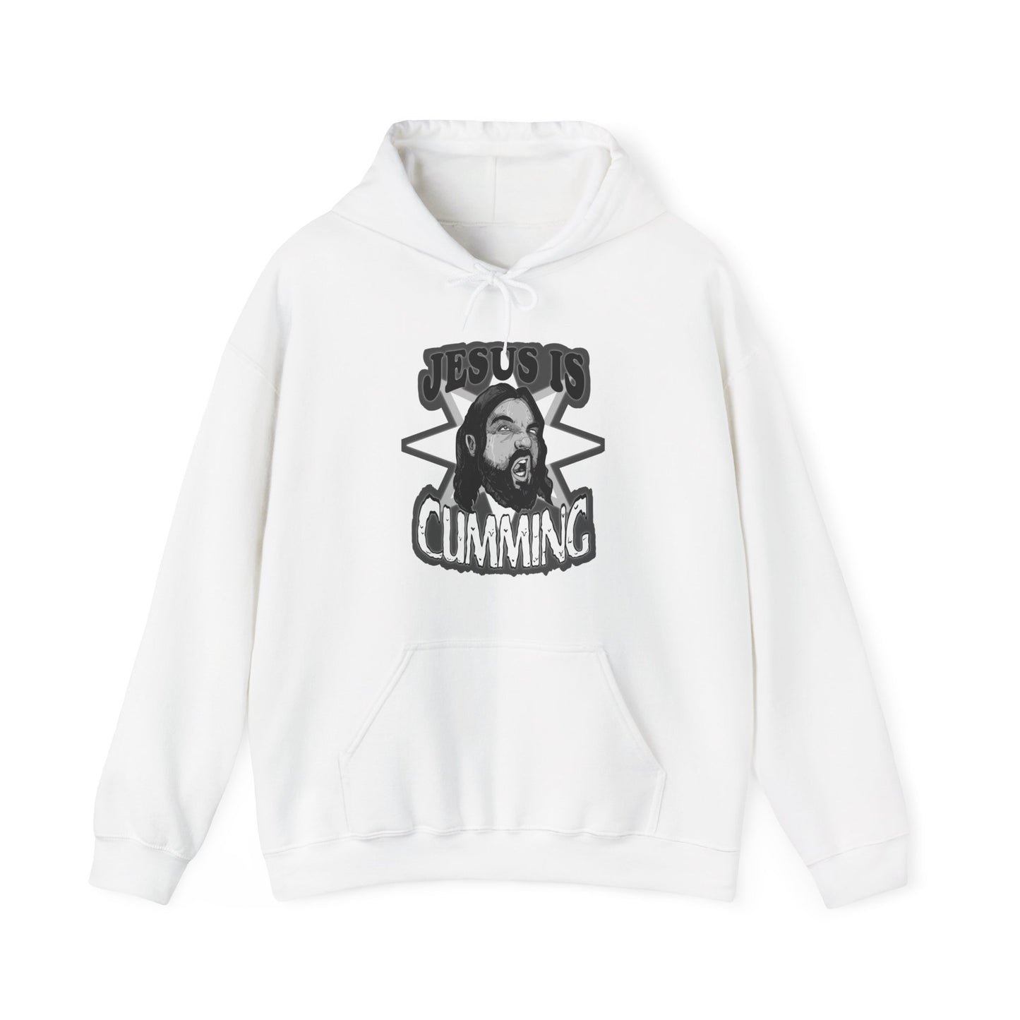 Jesus Is Cumming Unisex Heavy Blend Hooded Sweatshirt