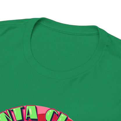 Santa Is Cumming Unisex Heavy Cotton Tee