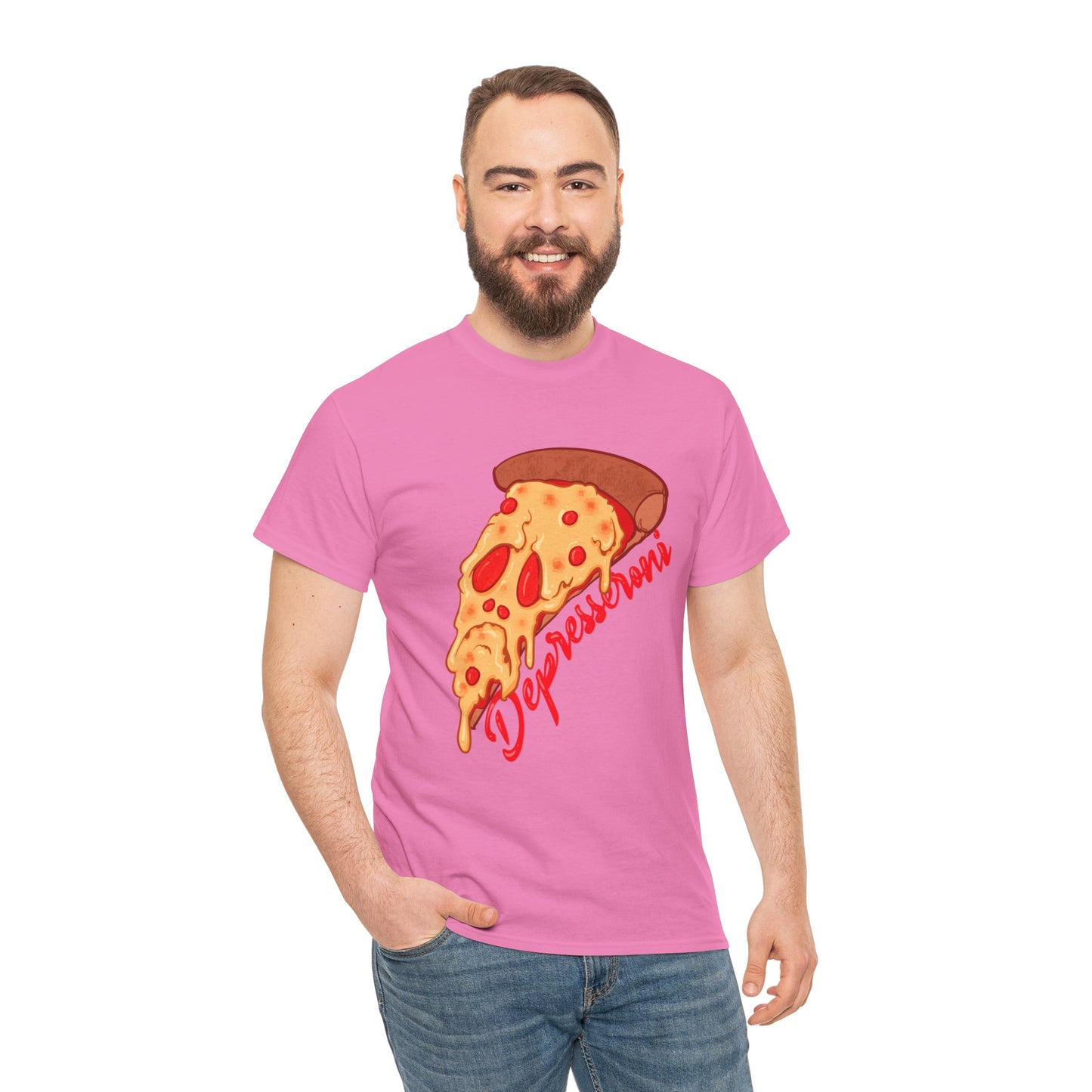 Depresseroni Unisex Heavy Cotton Tee