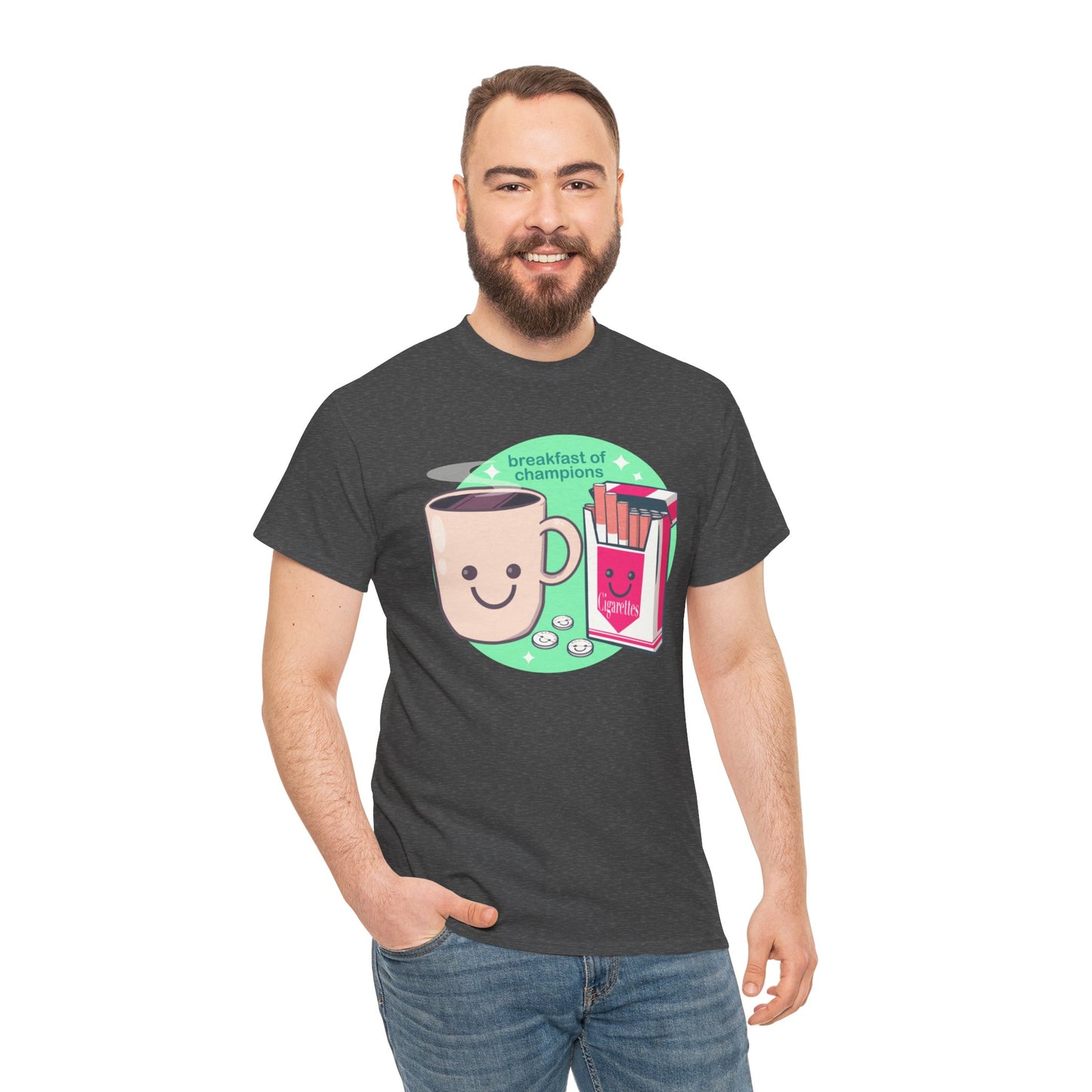 Breakfast of Champions Unisex Heavy Cotton Tee