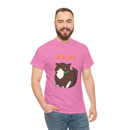 Nacho The Cat Unisex Heavy Cotton Tee