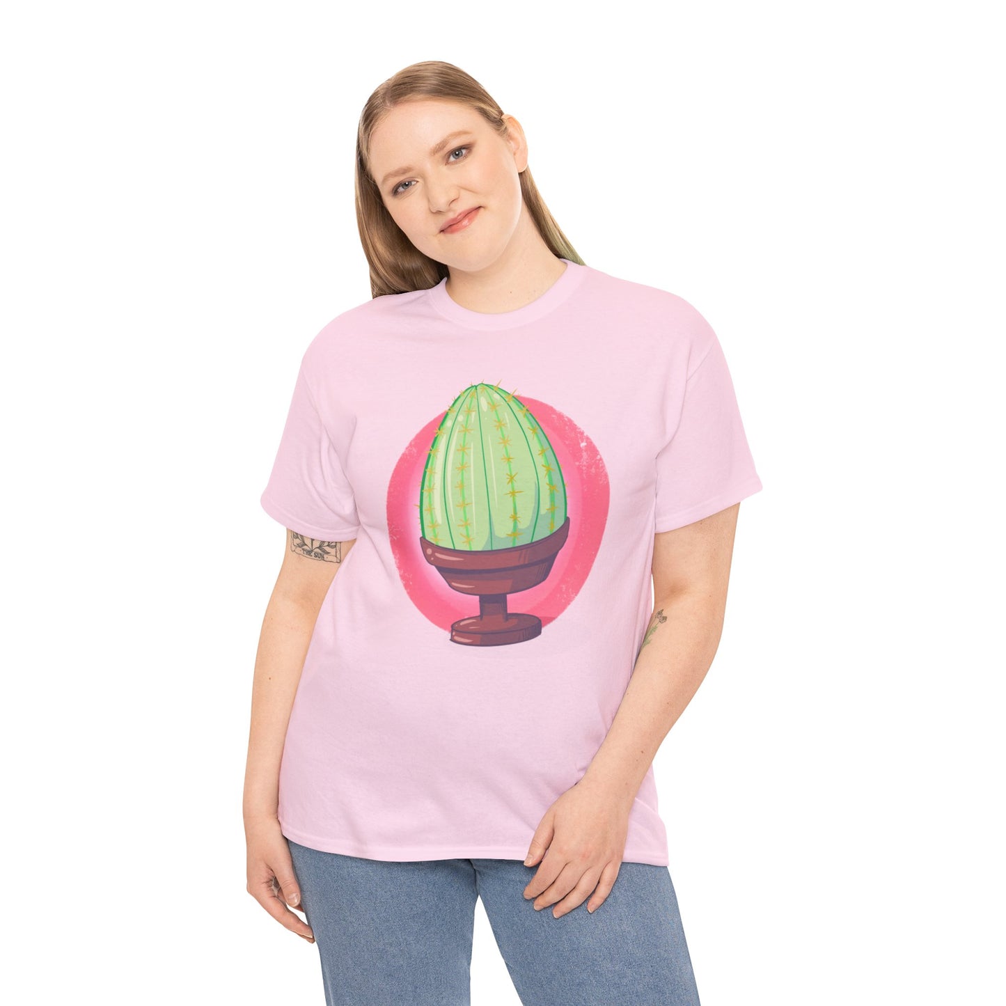 Cactus Plug Unisex Heavy Cotton Tee