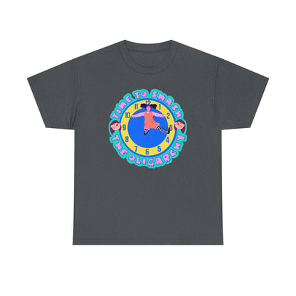 Time To Smash The Oligarchy Unisex Heavy Cotton Tee