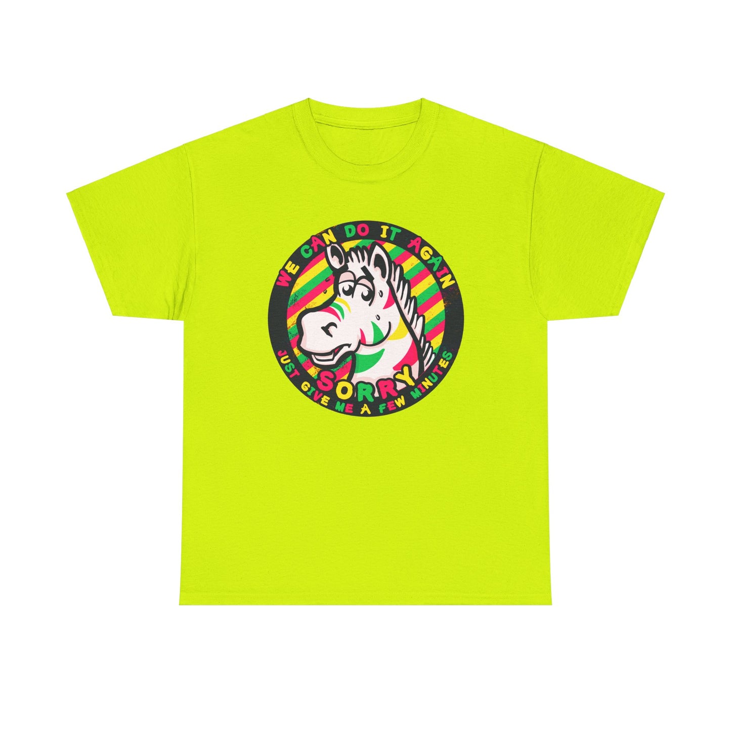 Premature Zebra Unisex Heavy Cotton Tee