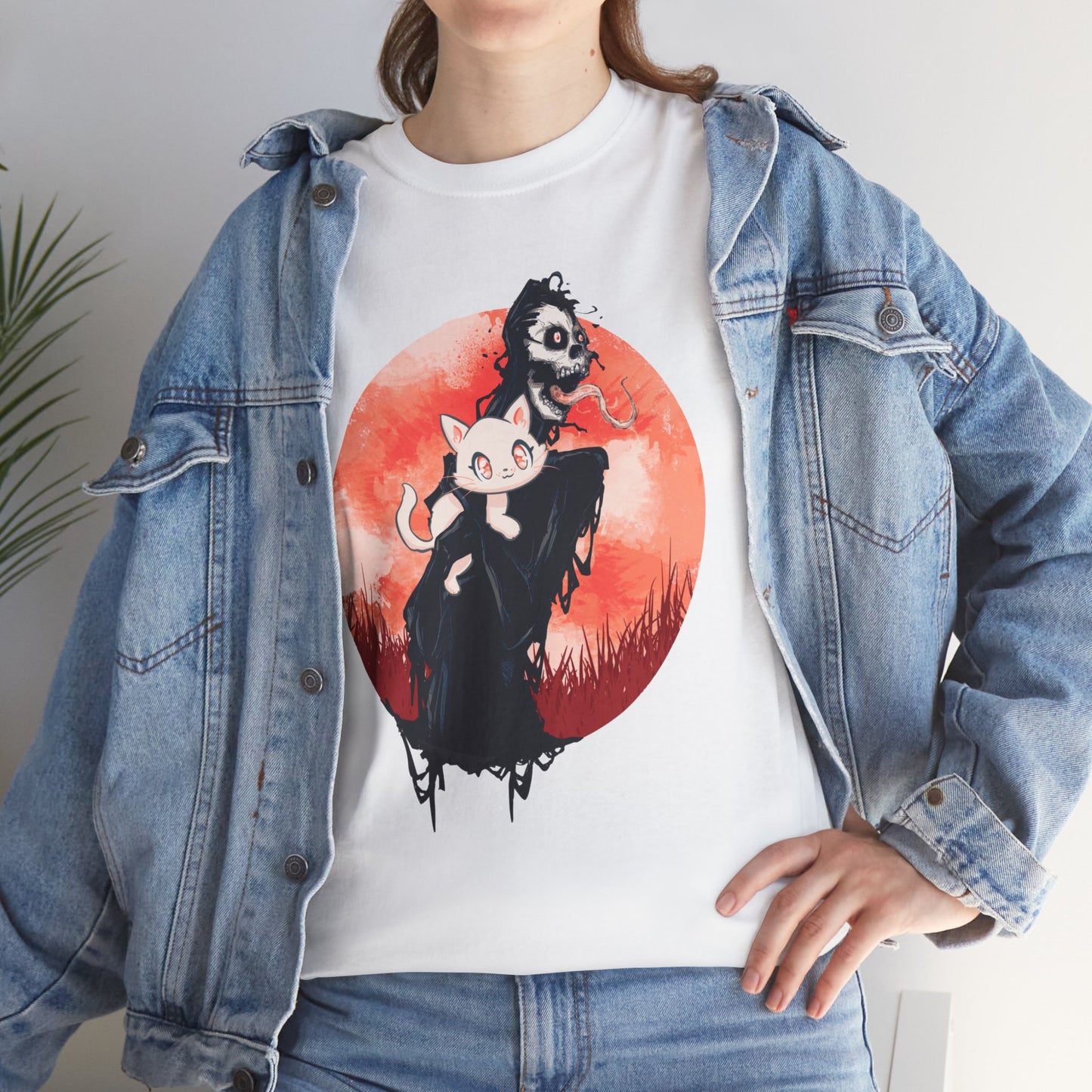 Cat Person Unisex Heavy Cotton Tee