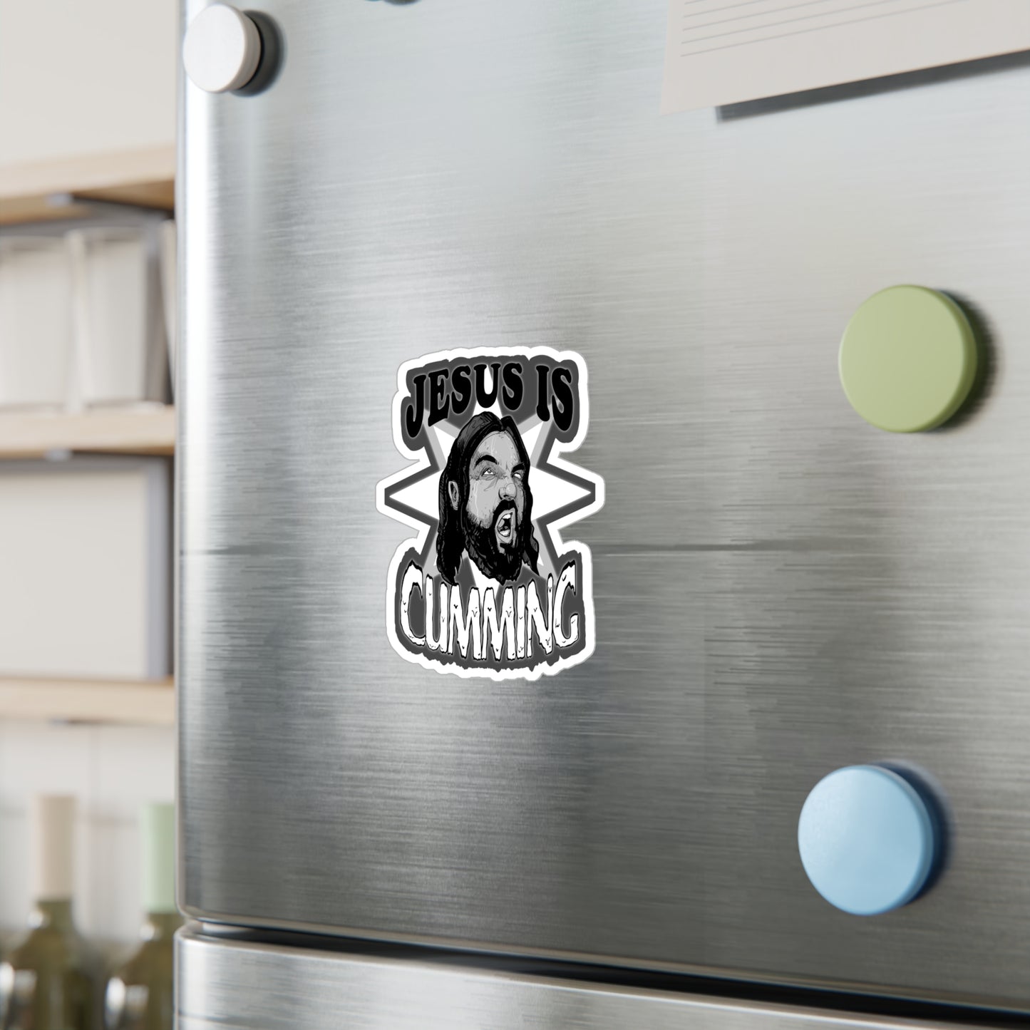 Jesus Is Coming Kiss-Cut Vinyl Decal