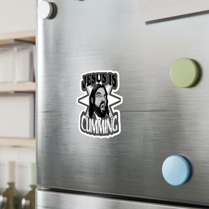 Jesus Is Coming Kiss-Cut Vinyl Decal
