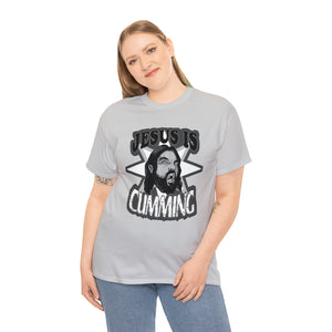 Jesus Is Cumming Unisex Heavy Cotton Tee