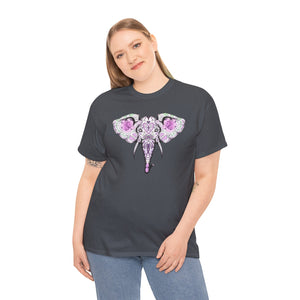 Sugar Skull Elephant Unisex Heavy Cotton Tee