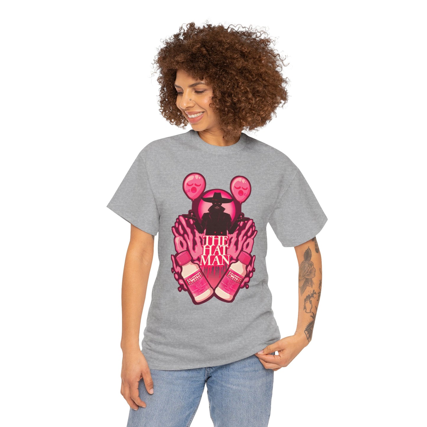 The Hat Man Unisex Heavy Cotton Tee