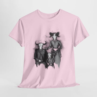 Family Portrait Unisex Heavy Cotton Tee