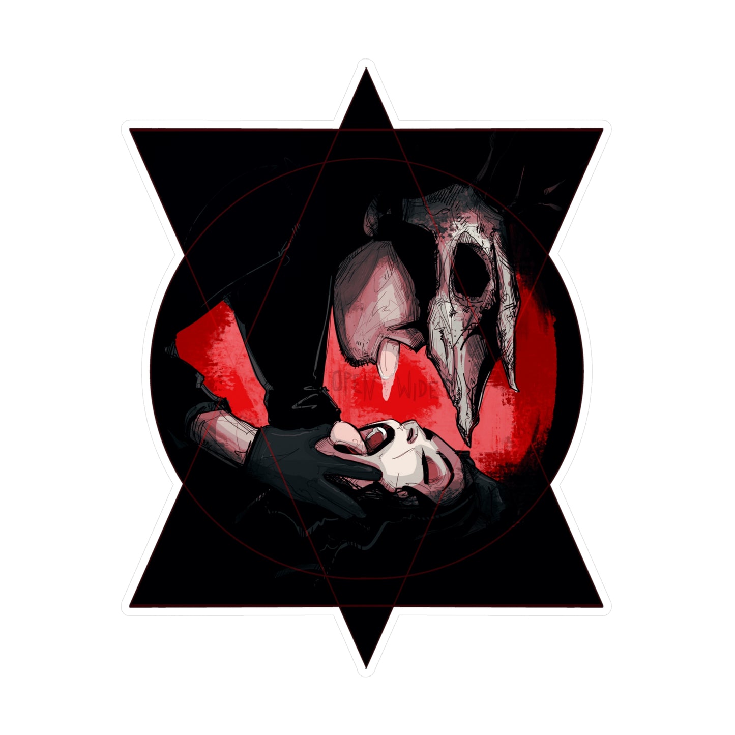 Deer Daddy Series 11: Open Wide Kiss-Cut Vinyl Decal