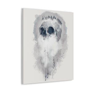 Elemental Skull Air Canvas Gallery Wrapped Art Print